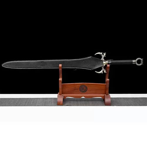 Longquan Xiaketang Sword and Blade Integrated Spring Steel Forging Swords Cross border Western War Swords Anime Cold Weapons Unearthed