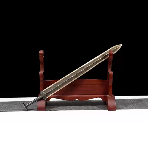 Bronze Sword of the Ancient King – Handmade Jiangnan Style Replica with Jade-Inlaid Handle and Carved Scabbard